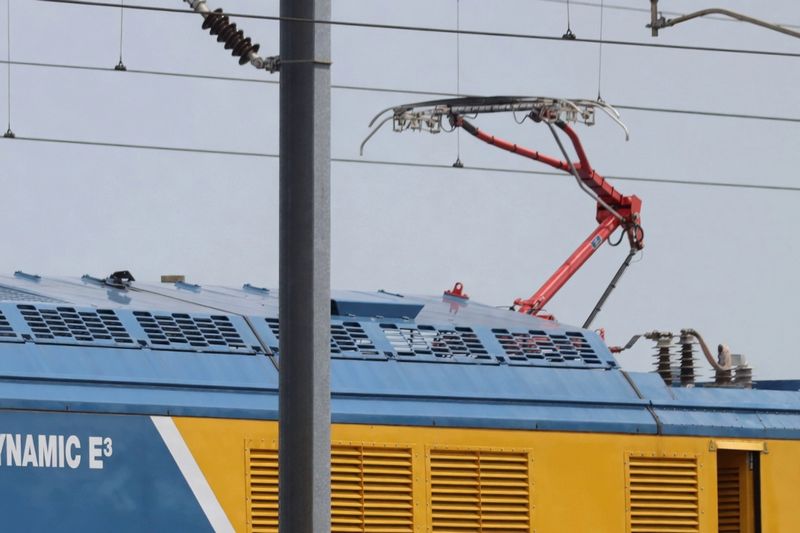 De nieuwe stopmachine van VolkerRail voor de eerste keer ingezet